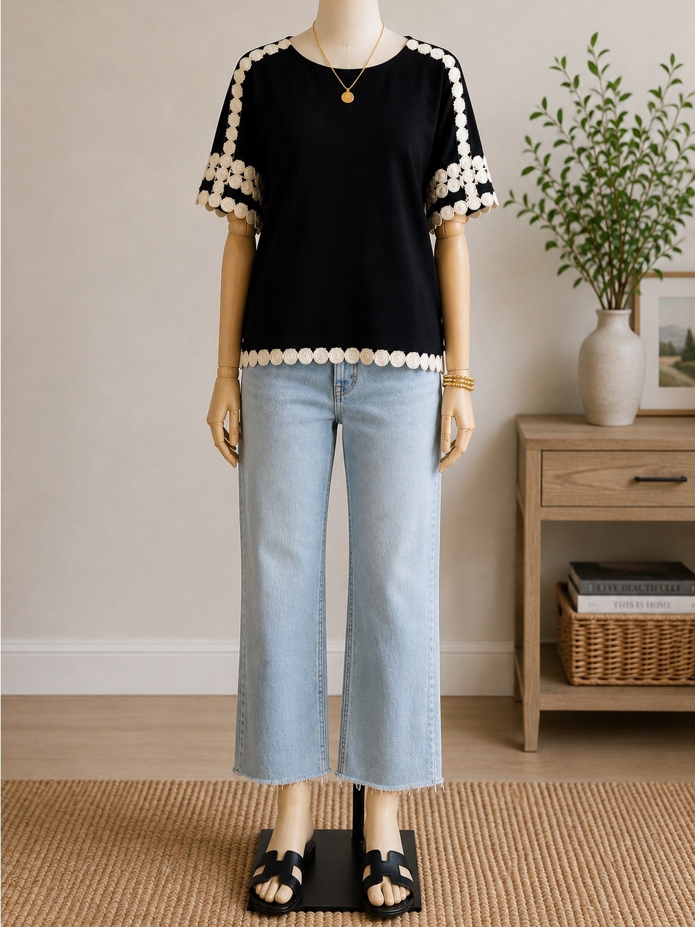 J. Crew Black Top